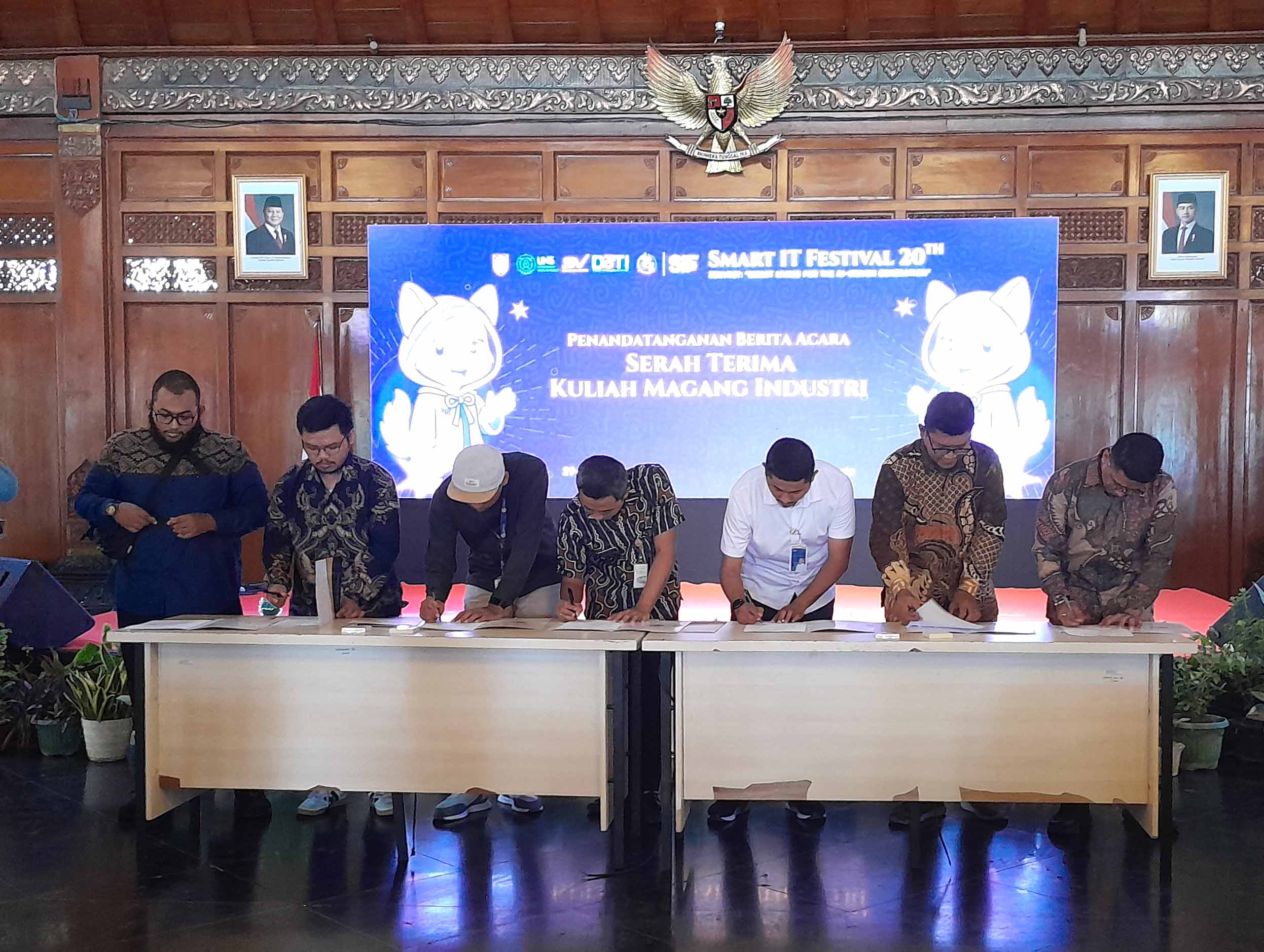 Serah Terima Magang D3TI UNS
